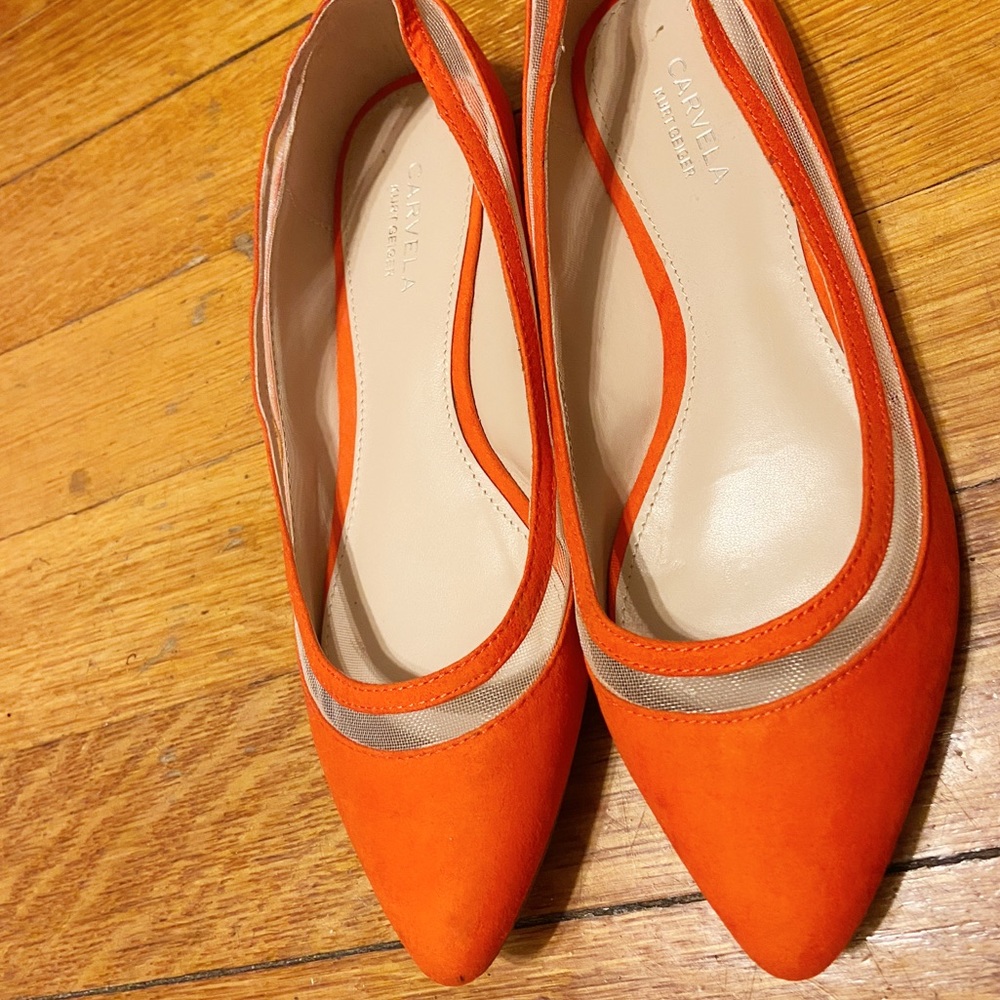 Super cute orange flats Carvela Kurt Geiger